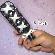 Load image into Gallery viewer, 8in Resin Pocket Paddle Lace-up Corset Heart