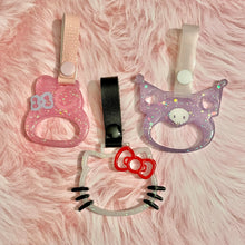 Load image into Gallery viewer, Mini Size Kawaii San Inspired Characters Mini Tsurikawa Keychain - Customizable Made to Order